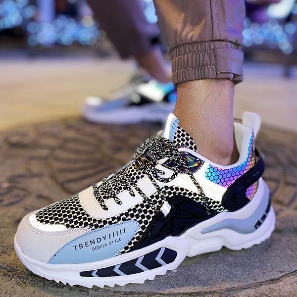 

men walking shoes street outdoor breathable men sneakers flat athletics thick bottom men sports shoes