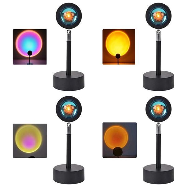 

degree rotation rainbow projection lamp romantic visual light network red with usb modern floor stand night flash heads