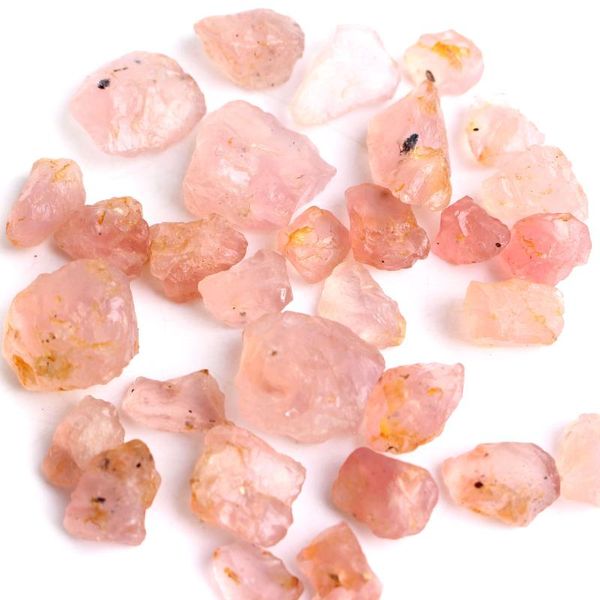 

10g mini pink beryl crystal mineral rough transparent morganite stone gems specimen diy jewelry mosaic gift decorative objects