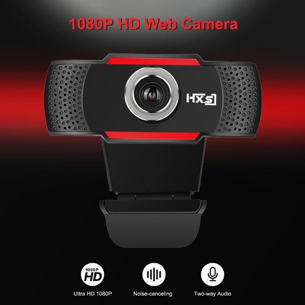 

webcams hxsj web camera computer lap1080p hd for conference video call live streaming noise-canceling manual zoom