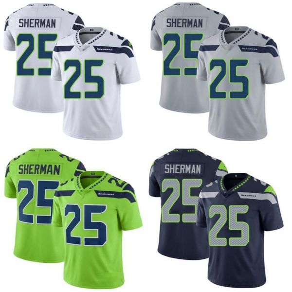 

seattle seahawks men #25 richard sherman women youth jersey, Black;red