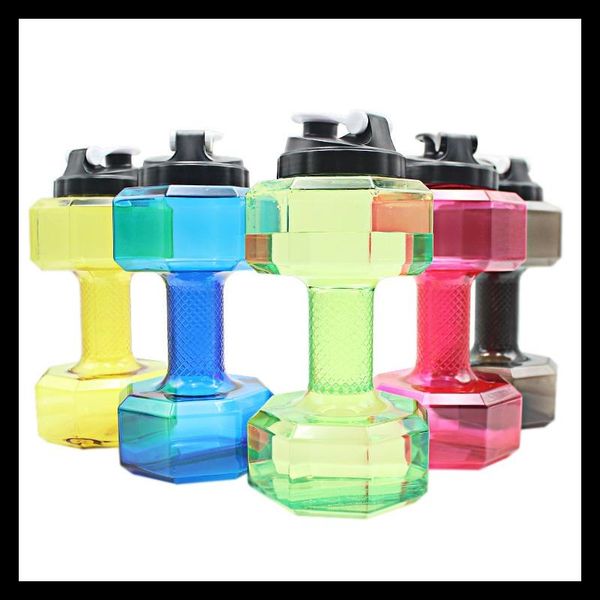 

water bottle 2.6ml dumbbells large sports running fitness kettle gym power lifting pull up strengthen arm muscles
