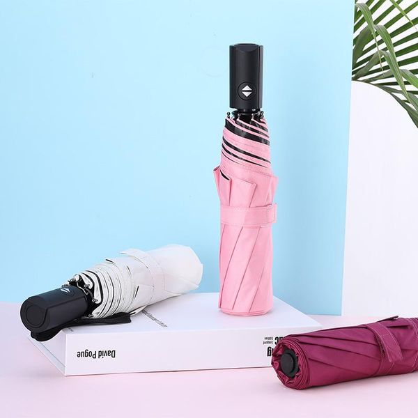 

umbrellas sun protection portable umbrella travel folding luxury automatic parasol rain ladies