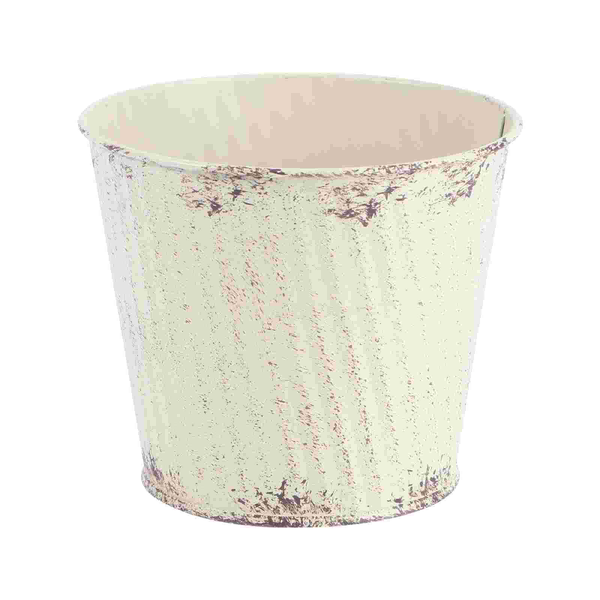 

planters & pots 1pc pastoral retro old treatment flowerpot iron sheet flower bucket trash can