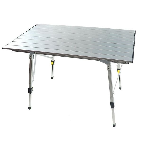 

camping table | compact roll aluminum camp furniture
