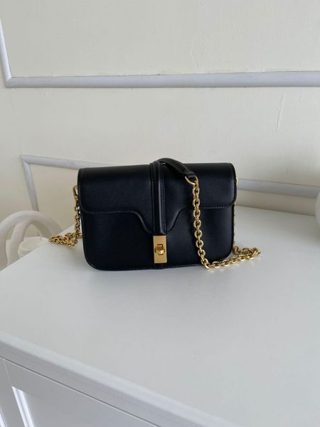 

c cowhide screw lock vintage saddle bag crossbody