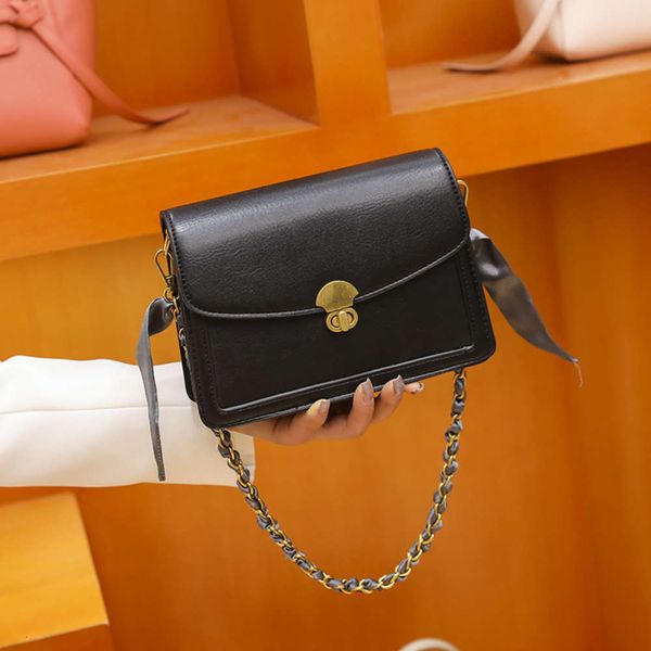 

2021 chain small square bag fashion single shoulder bag simple shoulder messenger women's