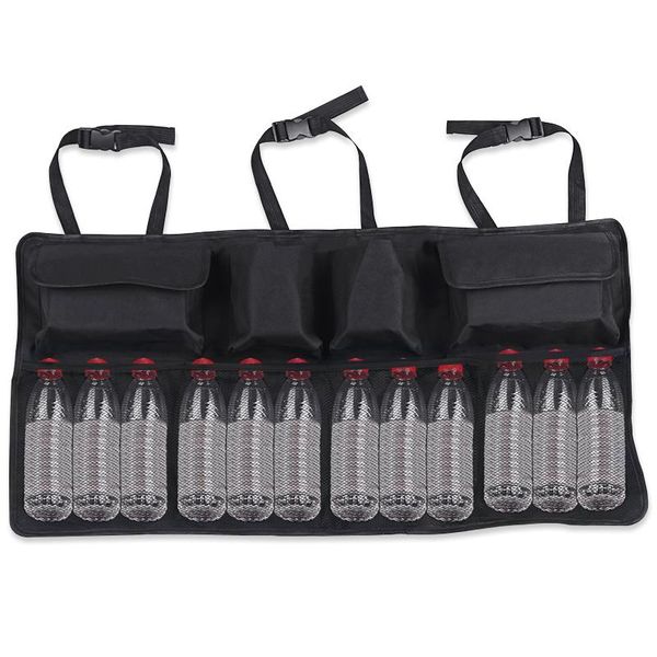 

car organizer adjustable trunk backseat storage bag multi-use oxford automobile seat back net interior accessories