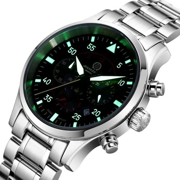 

wristwatches brand carnival sport quartz watch men watches calendar satch hd luminous waterproof fashion casual wristwatch, Slivery;brown