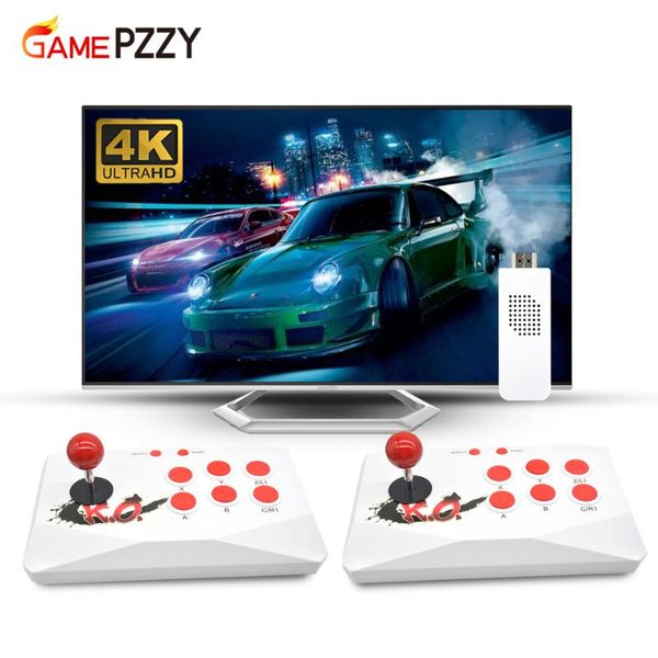 

retro tv game console video with 2 wireless arcade joystick controllers built-in 1788 games output portable players