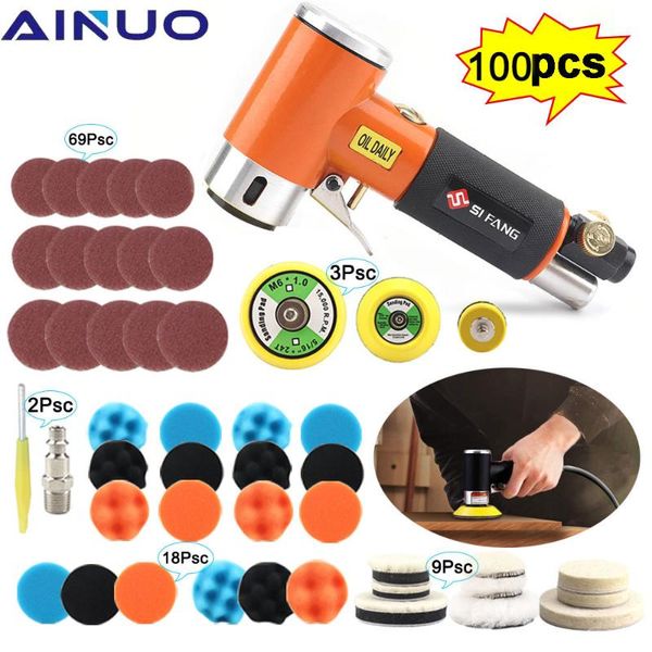 

pneumatic tools orbit air sander mini 1"/2"/3" grinding machine car polishing high speed buffer dual action orbital polisher