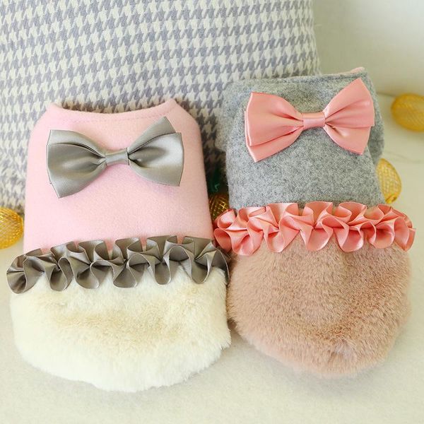 

dog apparel dresses for fall and winter est warm fashion style pleated design small skirt price dress princess