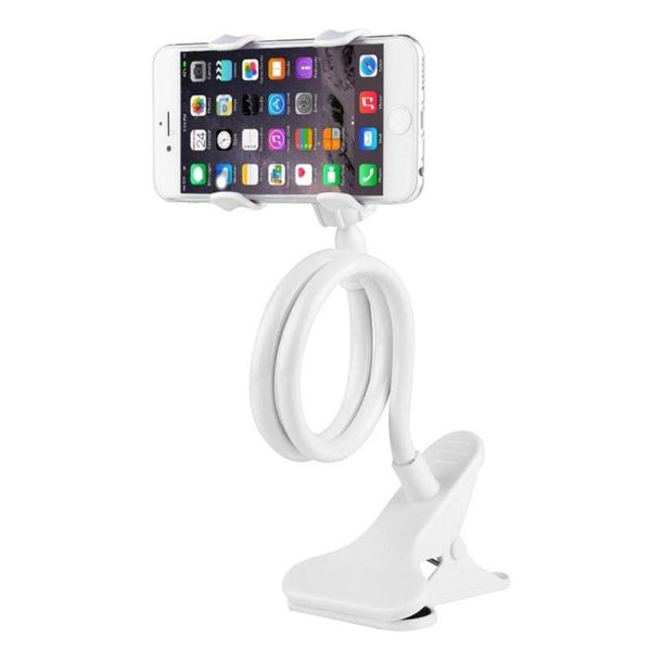 

cell phone mounts & holders universal mobile holder flexible adjustable clip lazy arm deskmount home bed bracket smartphone stand