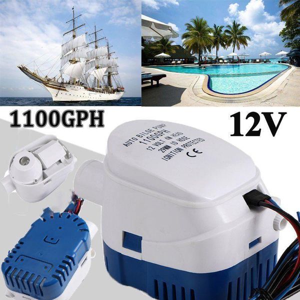 

pool & accessories bilge auto water pump stainless steel control the switch automatically according to level for boat
