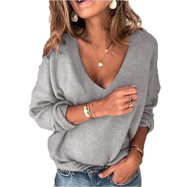 

women's sweaters autumn winter fashion women v-neck candy color sweater outerwear pullovers knit cashmere clothes s-5xl, White;black