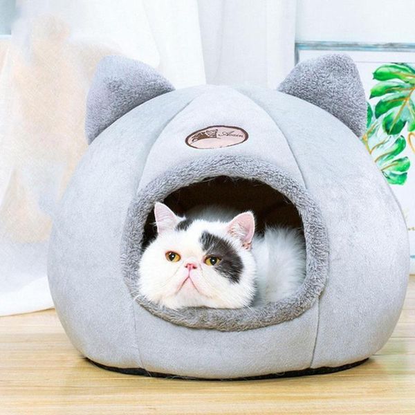 

cat beds & furniture comfort bed mat basket small pet tent cave indoor supplies winter warm nest puppy sleeping