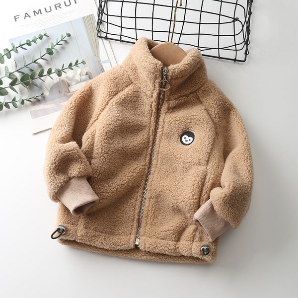Crianças de inverno casacos infantis roupas de roupa externa Jaqueta de lã quente