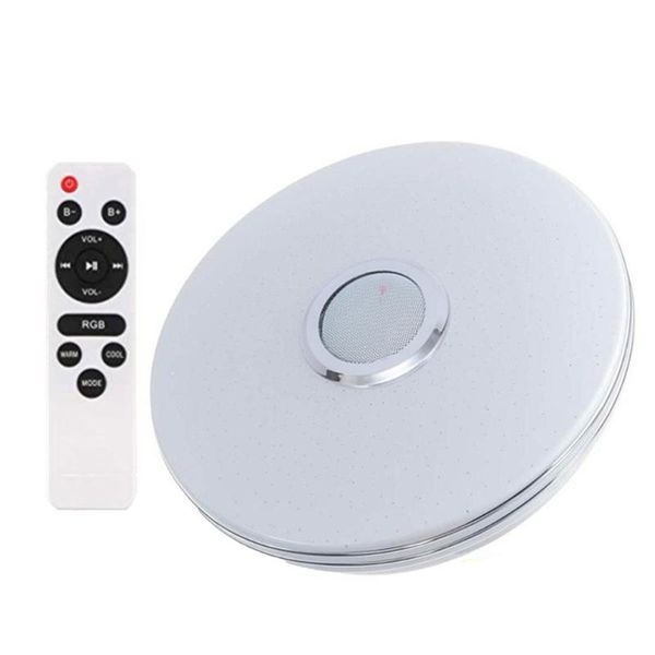 

ceiling lights double silver wire 34cm colorful app 36w/72w+wireless music+infrared remote control adjustable brightness lamp