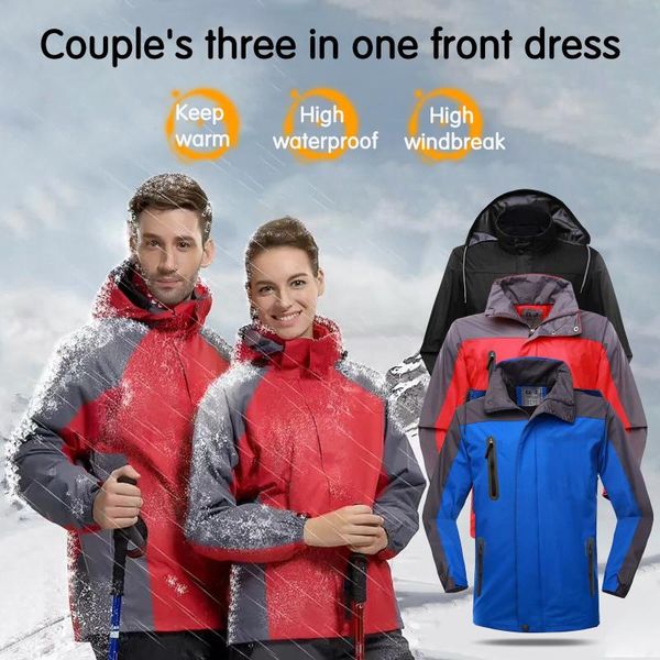 

men's jackets autumn outdoor camping waterproof and rainproof mountaineering quick drying windbreaker skiing male clothing, Black;brown
