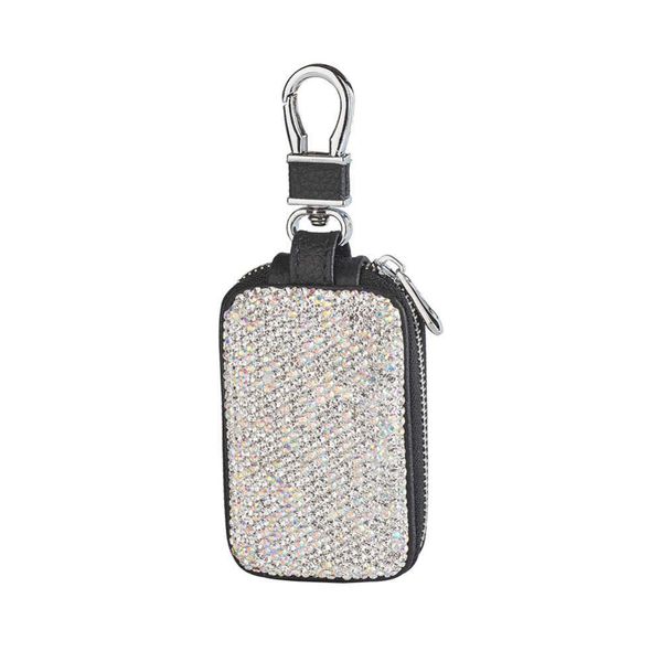 

universal pu leather shinny key case cover for car blingling crystal car key bags