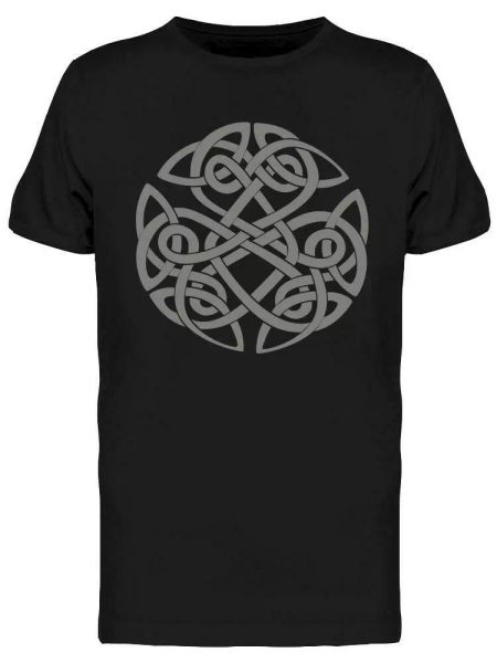 

celtic art tee men's -image by shutterstock, White;black