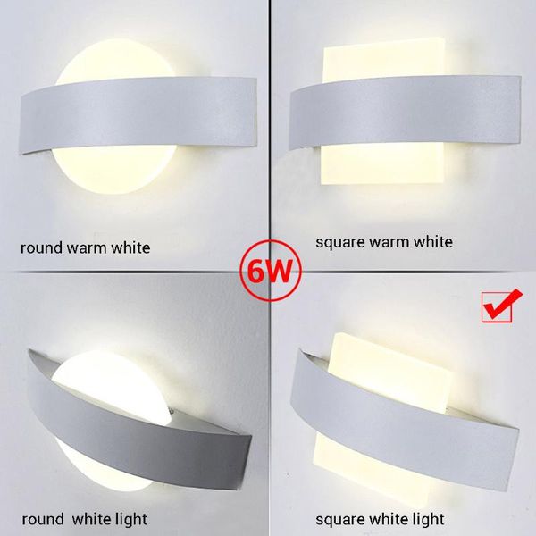 

wall lamp 6w waterproof led light corridor bedroom bedside bath sconces ktv decor stairwell aisle modern balcony night