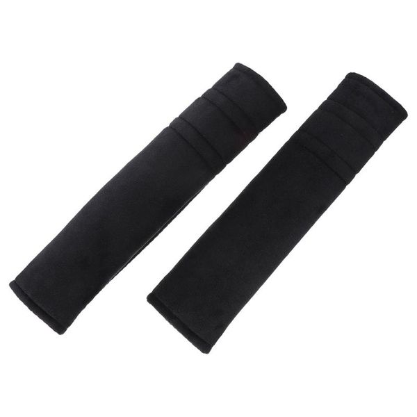 

safety belts & accessories 1 pair auto belt cover plush fabric car seat soft shoulder pad cushion
