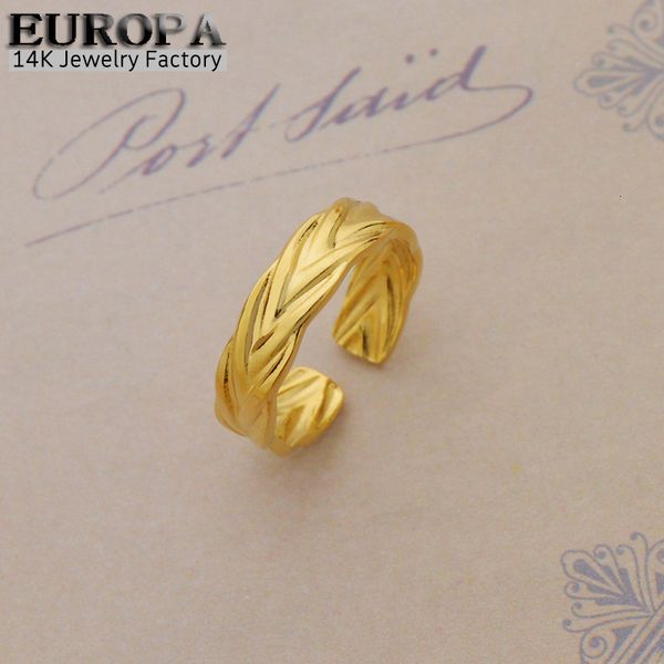 

french fashion, personalized embossed diagonal twill ring, versatile 14k titanium steel ring jewelry, Silver