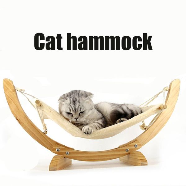 

cat beds & furniture factory direct pet supplies solid wood bed house dog swing hammock with cushion