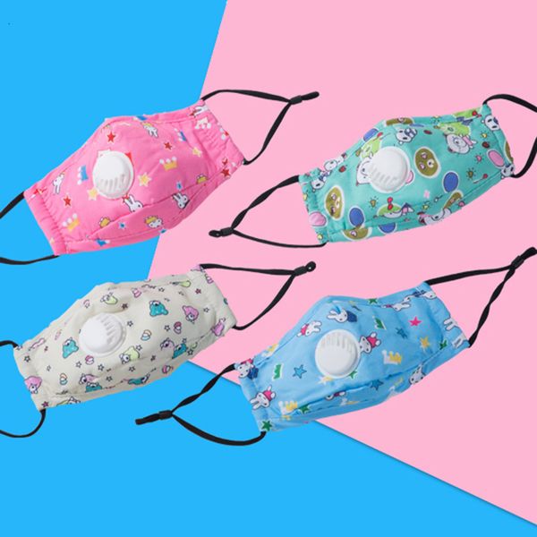 

cartoon pure children's cotton printing washable pm2.5 dust cloth mask