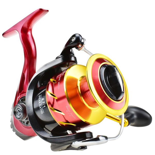 

spinning reel all metal spool 15kg max drag14+1bbs saltwater wheel carp fishing reels carretilha baitcasting