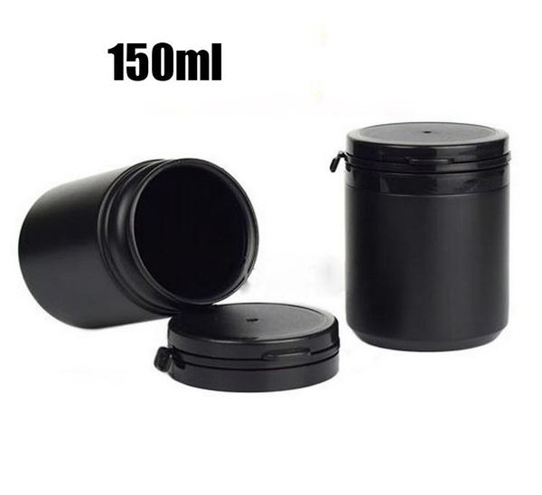 

20pcs 150ml black color pe bottle, storages, plastic bottles, packing bottle with tearing ring & flip caps bottles