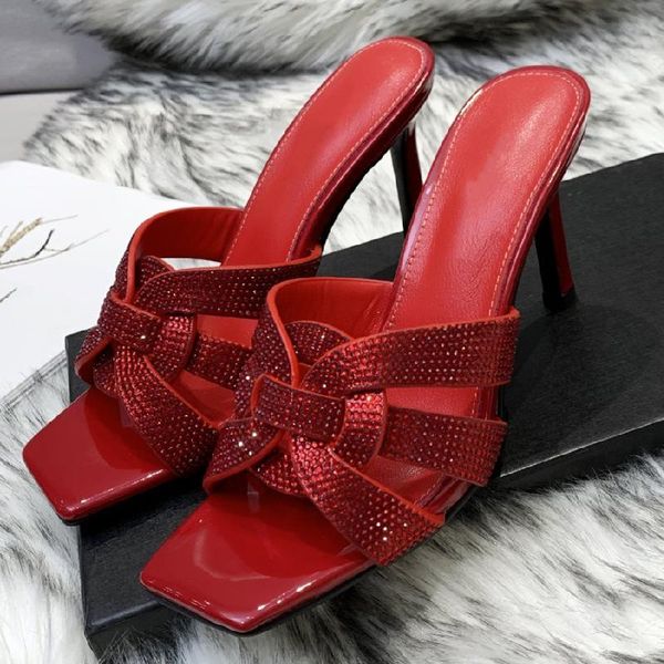 

women summer shoes fashion female silver sandals shallow chaussure party sandalias super high heels sandales classics dress, Black