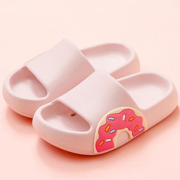 

slipper children' slippers summer cute beach shoes for boys girls waterproof anti skid bathroom kids soft baby qq499, Black;grey