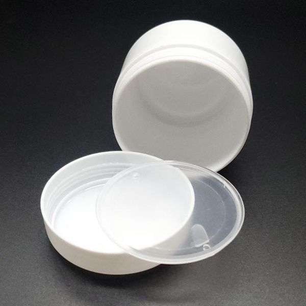 

storage bottles & jars 20/30/50/80/100pcs 50g empty plastic cream jar lotion facial cleanser cosmetic container portable travel bottle