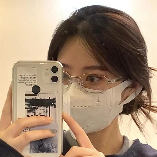 

sunglasses 2021 small face half frame men's and women's hip hop, White;black