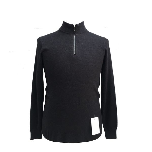 

Mens Ribbed Slim Fit Knitted Pullover Turtleneck Sweater, White;black