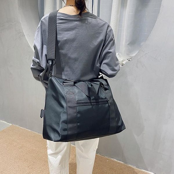 

evening bags fashion women bag oxford cloth waterproof sports trendy solid color yoga large-capacity outdoor travel scoolbags