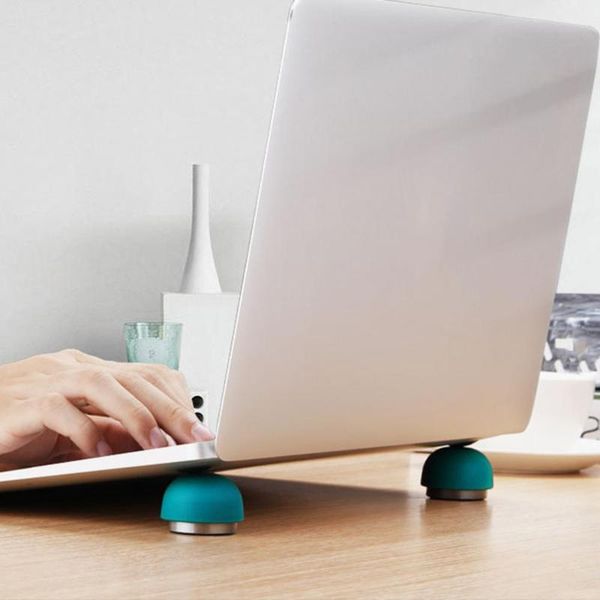 

2pcs lapholder mushroom head design silicone stand for computer radiator cooling bracket non-slip tablet pc stands