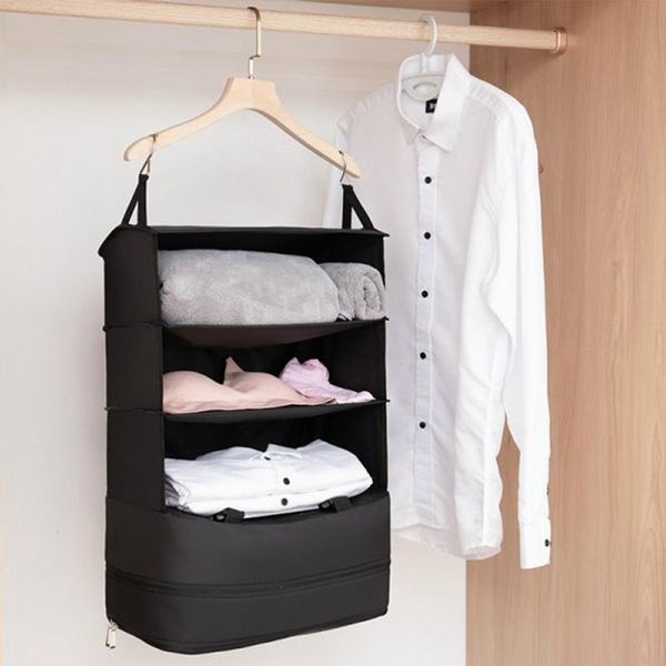 

duffel bags travel luggage organize bag 3 layers portable clothes storage waterproof suitcase organizer pouch packing cube accessories