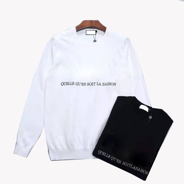 

fall/winter long-sleeved color-blocking sweater men's knit sweaters korean fashion european and american style round neck cardigan, White;black