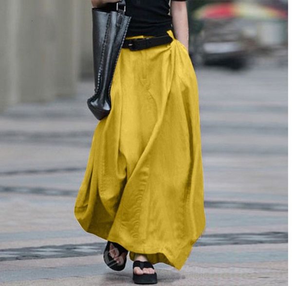 

2021 half length large swing a-line skirt high waist and slim size women's dance drs, Black