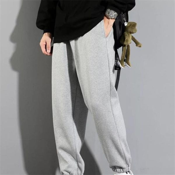 

men's pants long fashion sports outdoor loose sweatpants all-match casual, Black