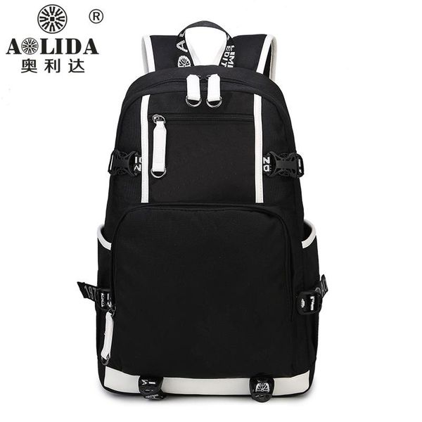 

outdoor lapmen backpack oxford large capacity travel for solid casual computer bag