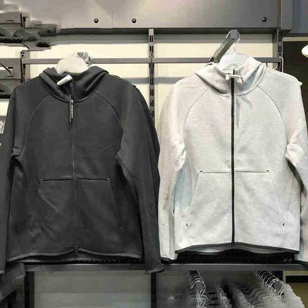 

men's sweatshirt sweater classic sports coat cotton zip hoodies jacket matching track field hoodie kg-203, Black
