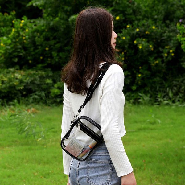

2021 summer transparent bag women's pvc one shoulder jelly