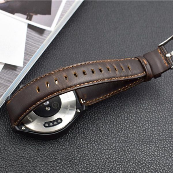 

watch bands vintage genuine leather band straps for huawei 2 sport classic watchbands, Black;brown