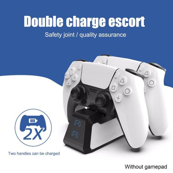 

game controllers & joysticks for play station 5 joystick gamepad, equipped with a dual fast charger ps5 wireless controller usb 3.1 type-c c