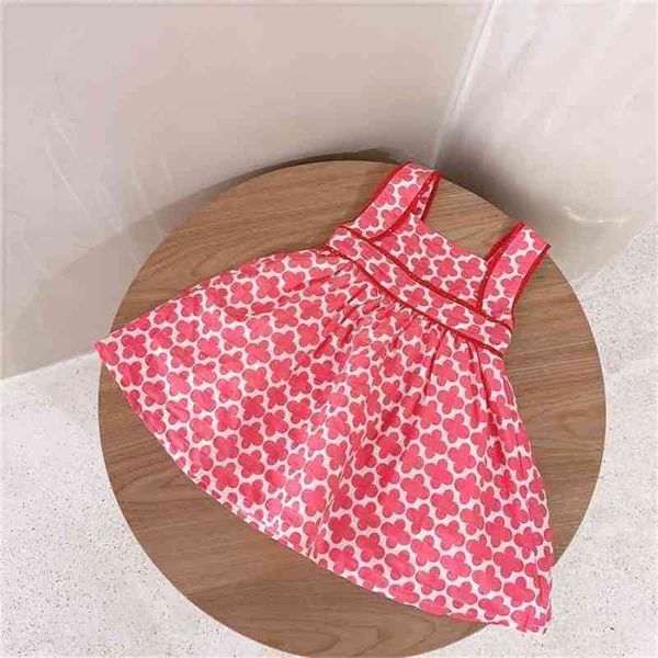 

summer arrival girls fashion floral dress kids pink es 210528, Red;yellow