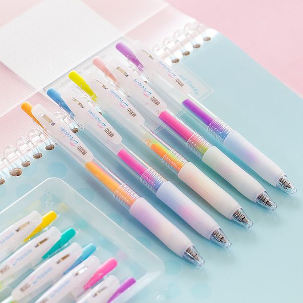 

painting pens wenxi collection prs color neutral set gradient bullet head water 0.5mm marker orcent pen, Black;red